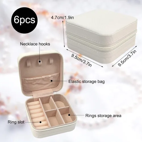 Miniatura 2 de 6 cajas de joyería (esmeralda) (blanco)