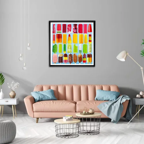 Miniatura 5 de Rompecabezas de 500 piezas para adultos, adolescentes y niños, regalo feliz para la familia, paletas coloridas (paletas de monstruo)