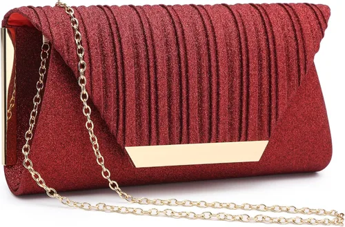 Miniatura 21 de Dasein - Bolsos de mano para mujer, para bodas, carteras para fiestas, bolsos de mano tipo clutch para cócteles, graduación, formales con strass