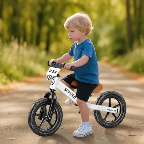 Miniatura 9 de Bicicleta de Equilibrio para Niños Pequeños SEREED, Bicicleta de Equilibrio para Niños de 2 Años, Sin Pedales, Juguetes para Niños de 2 a 5 Años