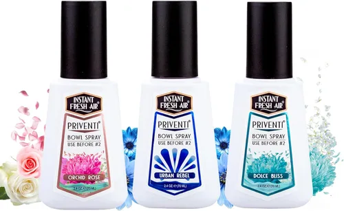 Miniatura 22 de Priventi - Spray para inodoro y baño eliminador de olores para hombres, hasta 120 usos, eliminación de olores de tamaño de viaje para #2 - Para