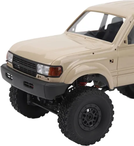 Miniatura 2 de Naroote RC Crawler, 500mAh 2.4GHz 1/16 Escala Completa Vehículo RC Camión Interior (Caqui)