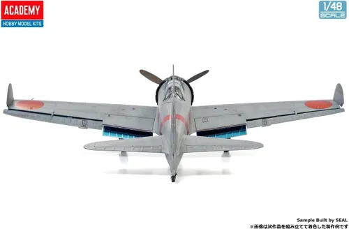 Miniatura 5 de Academy 12352 1/48 Armada japonesa Zero Ship Fighter Avión Tipo 21 Midway Battle Modelo de plástico