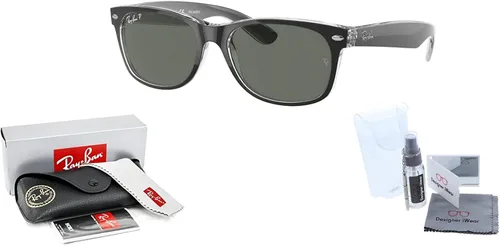 Miniatura 2 de Ray-Ban RB2132 NEW WAYFARER - Gafas de sol para hombres y mujeres + paquete con kit de cuidado de gafas de cortesía de diseñador iWear