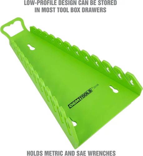 Miniatura 4 de OEMTOOLS 23106 Organizador de llaves inversas con asa, para tienda, garaje o caja de herramientas, organizadores y almacenamiento para un transporte