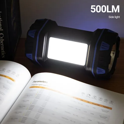 Miniatura 8 de Linterna de camping LED recargable, linterna de campamento de 1500 lm, 8 modos de luz, luces de campamento de capacidad 4800, luz de flash brillante