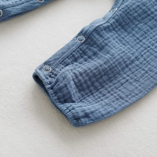 Miniatura 7 de Saeaby Ropa de bebé recién nacida, mameluco de lino de algodón, overol de una pieza, traje de otoño e invierno