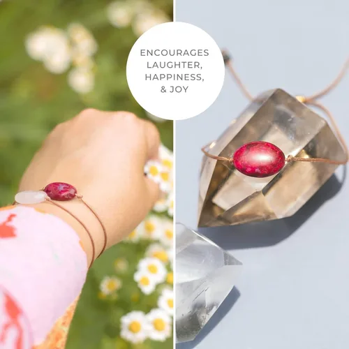 Miniatura 2 de SoulKu Pulseras All One, joyería de piedras preciosas curativas hechas a mano, joyería de motivación para mujeres, cordón de nailon con tapón