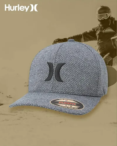 Miniatura 21 de Hurley Gorras para hombre - One & Only Flexfit Textures Cap - Sombreros ajustados para hombre, S-XL