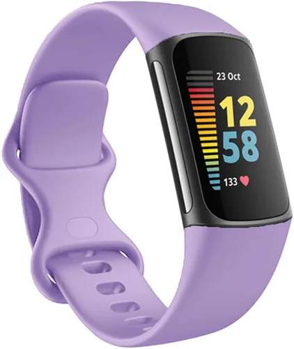 Miniatura 17 de Bandas de repuesto compatibles con Fitbit Charge 5/Fitbit Charge 6 bandas para mujeres y hombres, pulseras deportivas de silicona para mujeres