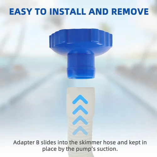 Miniatura 9 de TonGass 11238 Adaptador B de manguera de skimmer para piscinas sobre el suelo Intex Reemplazo exacto compatible con piezas de piscina Intex