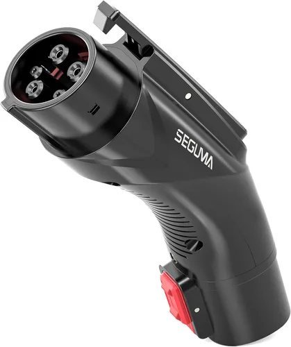 Miniatura 7 de Adaptador de carga EV para Tesla a J1772, hasta 60 amperios con bloqueo de seguridad, IP65, adaptador portátil J1772 Tesla, compatible con cargador