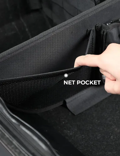 Miniatura 5 de KEMIMOTO Organizador para Tour Pack Bolsa de almacenamiento con bolsillo de malla y divisores compatible con Touring CVO Road Glide Ultra Limited
