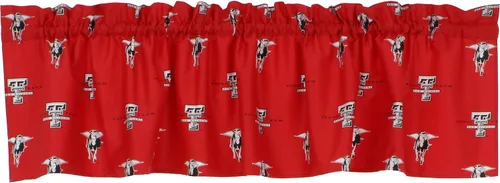 Miniatura 29 de College Covers Everything Comfy Arkansas Razorbacks - Cenefa de cortina estampada - 84 x 15 pulgadas