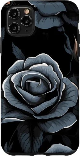 Miniatura 13 de Black Rose Floral Flower Case for iPhone 16