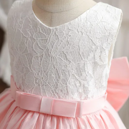 Miniatura 3 de NNJXD - Vestido de princesa de tul con flores, para usar en bodas, para niñas pequeñas y bebés