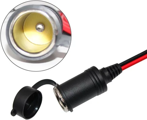 Miniatura 4 de Cable de extensión para encendedor de cigarrillos - Cable de extensión de coche de 6 pies, 12 V, enchufe macho a hembra con luces LED de 16 AWG