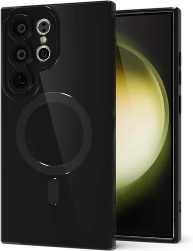 Miniatura 96 de Svanove para Samsung Galaxy S22 Funda de teléfono de silicona magnética, compatible con Magsafe, linda para mujeres, brillante color brillante, gel
