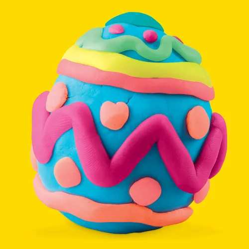 Miniatura 4 de Play-Doh Eggs - Paquete de 24 juguetes de caza de huevos de dinosaurio y dragón, compuesto de modelado para regalos de cumpleaños y recuerdos