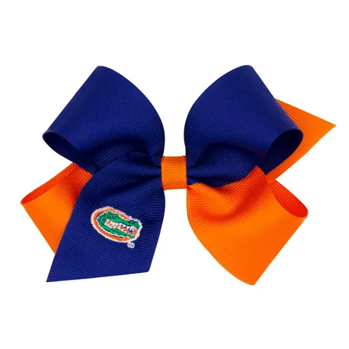 Miniatura 49 de Divine Creations - Lazo para el pelo de dos tonos para niñas con temática universitaria para el día del juego, por Wee Ones en un clip WeeStay