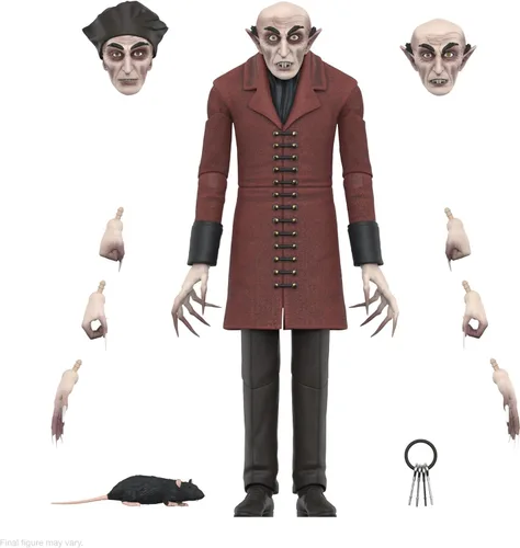 Miniatura 2 de Super7 ULTIMATES! Nosferatu Count Orlok (Full Color) - Figura de acción de Nosferatu de 7 pulgadas, colección clásica de monstruos y juguetes retro