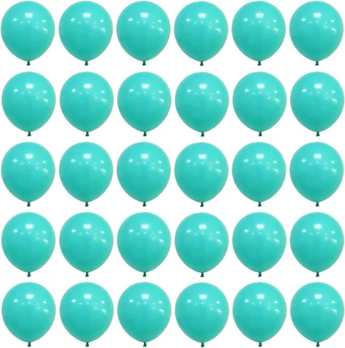 Miniatura 22 de Globos de fiesta azul pastel de 5 pulgadas, 100 mini globos de látex azul macarrón para decoración de cumpleaños, boda, baby shower (azul pastel)