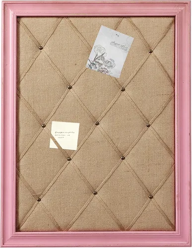 Miniatura 12 de Tablero de tela de lino blanco antiguo, tablero de mensajes de 21 x 27 pulgadas, decoración de pared, tablero de anuncios de arpillera, tableros