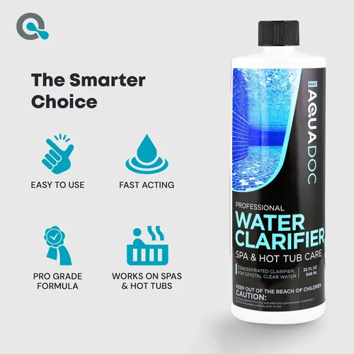 Miniatura 7 de MAV AquaDoc Clarificador de spa y clarificador de bañera de hidromasaje para tratamiento de agua turbia de acción rápida, el clarificador de spa ama