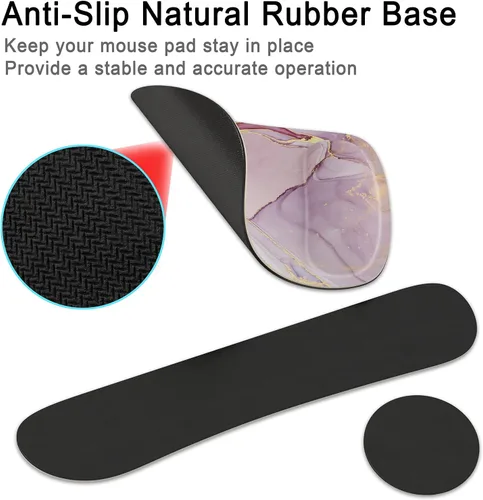 Miniatura 4 de Reposamuñecas para teclado de espuma viscoelástica con soporte de muñeca para computadora con base de goma antideslizante para el hogar, oficina