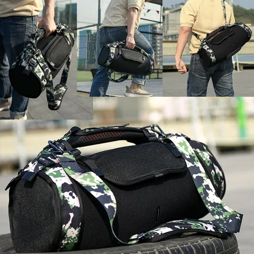 Miniatura 6 de Funda de transporte para JBL Boombox 3 - Altavoz Bluetooth portátil, cubierta lateral de almacenamiento de viaje (camuflaje)