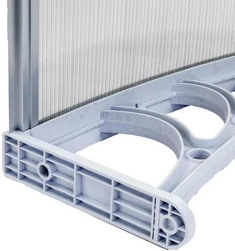 Miniatura 7 de Toldo de ventana de 40 x 30 pulgadas para puerta delantera, cubierta gris para puerta de jardín