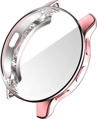 Miniatura 6 de Funda compatible con Garmin Venu 2 Plus Watch Protector de pantalla, funda protectora completa, accesorios de parachoques de TPU suave (rosa)