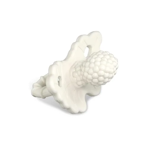 Miniatura 11 de RaZbaby RaZberry - Mordedor de silicona y chupete para alivio de la dentición en bebés, grado alimenticio, libre de BPA, diseño manos libres