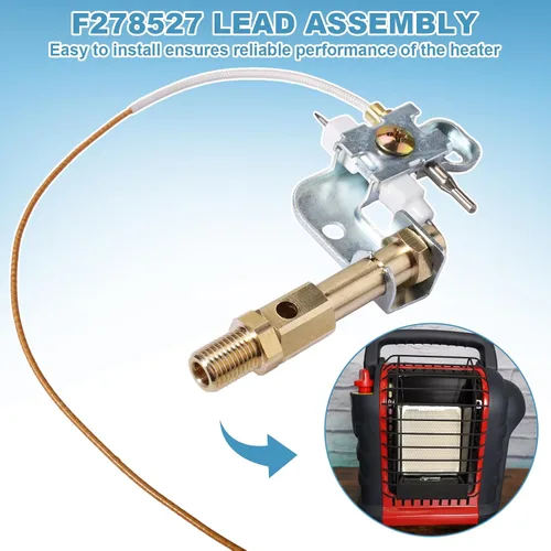 Miniatura 2 de 78422 F278527 Calentador Termopar Piloto Asamblea para portátil ODS Mr.Heater Big Buddy MH18B MH9B MH9BX y para calentador Dewalt