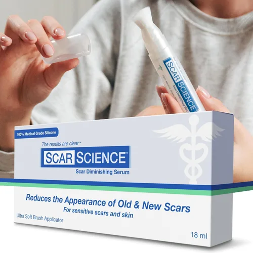 Miniatura 8 de Suero de gel para cicatrices de silicona 100% – Aplicador de cepillo ultrasuave para procedimientos cosméticos y exfoliaciones faciales, cuidado