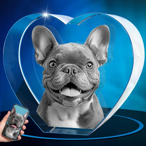 Miniatura 31 de ArtPix 3D Foto de cristal, regalos conmemorativos personalizados para perros con tu propia foto para los amantes de los perros, dueños de mascotas