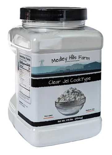 Miniatura 2 de Clear Jel de Medley Hills Farm 1.75 libras en recipiente reutilizable, gran gelatina transparente para enlatar pastel de relleno, sin gluten, sin
