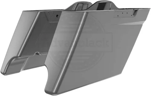 Miniatura 51 de Alforjas de motocicleta aptas para Harley Touring FLH 2014+ - Whisky ámbar, accesorios de perillas, bolsas rígidas estiradas