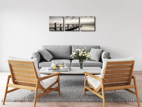 Miniatura 3 de Ilustraciones de arte moderno para pared de Wieco Art, lienzo decorativo para pared horizontal y enmarcado, obra de arte para el hogar y la oficina