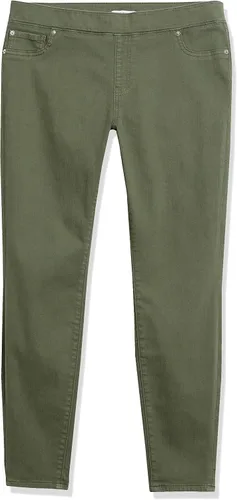 Miniatura 6 de Tienda Essentials Jegging elástico de tiro medio y fácil de poner para mujer (disponible en talla extragrande)