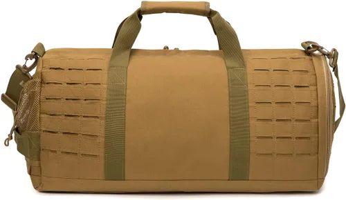 Miniatura 25 de QT&QY Bolsa táctica militar de 40 litros para hombre, bolsa de gimnasio, bolsa de viaje, bolsa de entrenamiento con compartimento para zapatos