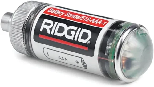 RIDGID 16728 Transmisor remoto (sonda de 512 Hz) para localización de tuberías subterráneas, Rojo/Negro, Pequeño