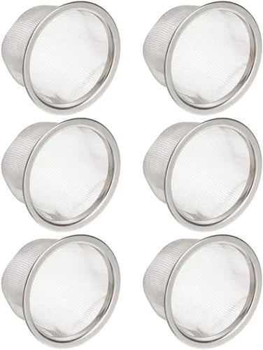 6 uds. Tetera de té de repuesto de acero inoxidable de malla de filtro Infusor de té chino tetera tetera japonesa Tetera Colador de malla Accesorios