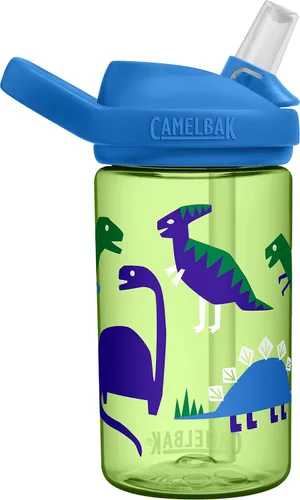 Miniatura 15 de CamelBak Eddy+ Kids Water Bottle with Bite Valve Straw, Leak‑Resistant Easy‑Sip Design for Everyday Hydration, 14oz Kids Animales de la selva
