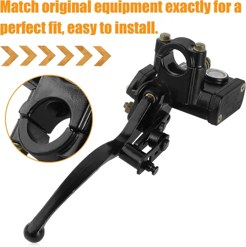 Miniatura 6 de Manillar derecho de 7/8 pulgadas, palanca de cilindro maestro de freno hidráulico para ATV Quad ciclomotor Pit Dirt Bike Niños motocicleta 50cc 70cc