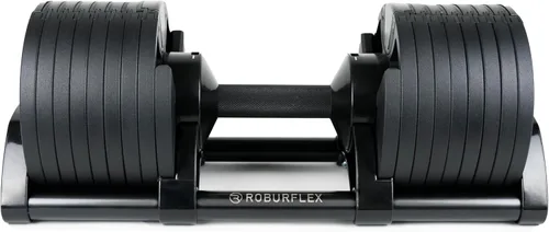 Miniatura 2 de Adjustable Dumbbell (Single) 5-40/80lb, 5lb Increments, for Home Gym Fitness - Upto 20 weight settings