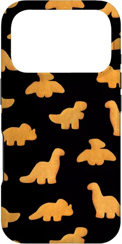 Miniatura 29 de Patrón de pepitas de pollo para iPhone XR Dinos Estuche negro realista divertido Dino