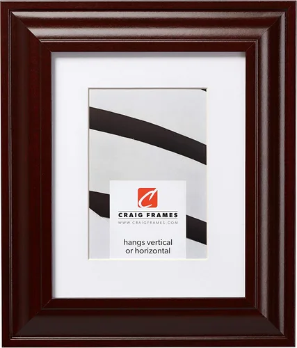 Miniatura 5 de Craig Frames Contemporáneo de lujo, marco para fotos de 5 x 7 pulgadas en satinado negro con paspartú para mostrar una foto de 4 x 6 pulgadas