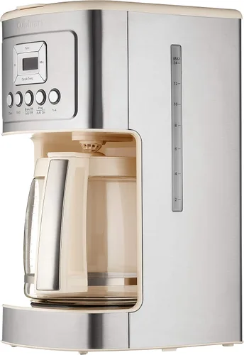 Miniatura 4 de Cuisinart - Cafetera con jarra de vidrio de 14 tazas, totalmente automática, con control de intensidad de preparación y ajuste de 1-4 tazas, acero