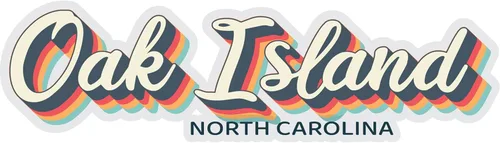 Oak Island North Carolina Souvenir - Magnetr de 2 pulgadas, diseño 3D de 2 pulgadas, imán